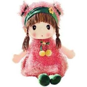3/$20 HWD Kawaii Plush Soft Doll with Pink Dress